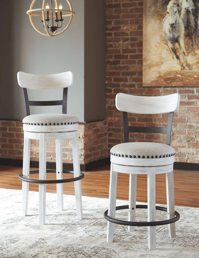 Ashley Furniture Stools Valebeck - Ultimate Best In Class UPH Swivel Barstool (1/CN) 12 Ashley Furniture Stools Valebeck - Ultimate Best In Class UPH Swivel Barstool (1/CN)