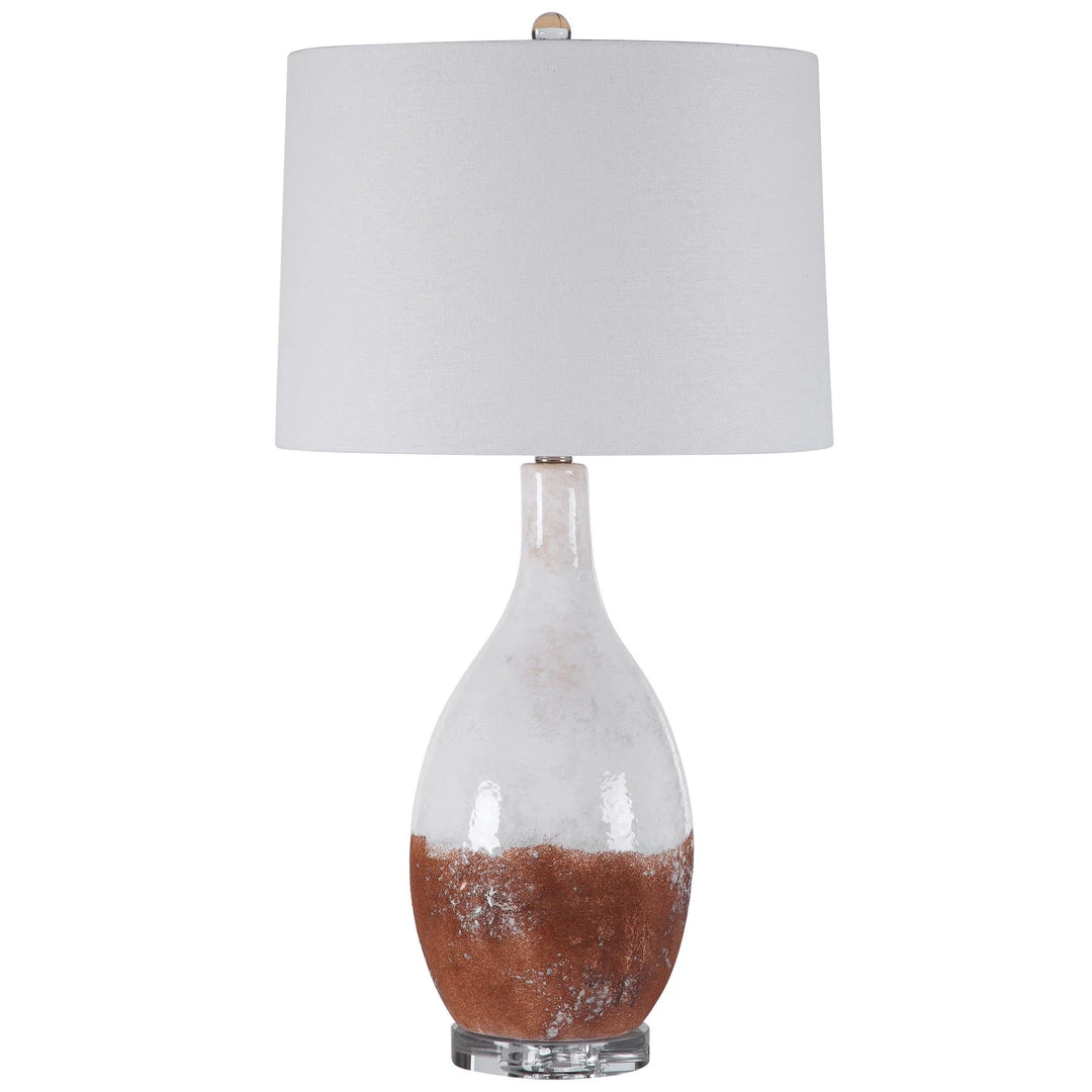 Uttermost Durango Rust White Table Lamp 3 Uttermost Durango Rust White Table Lamp