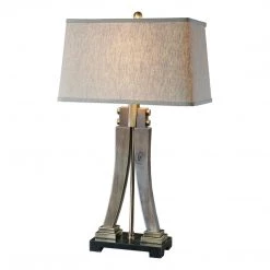 Uttermost Yerevan Wood Leg Lamp