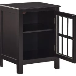Ashley Furniture Opelton - Black - Accent Cabinet