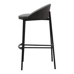Moe's Home Collection Soco Barstool Charcoal Stools