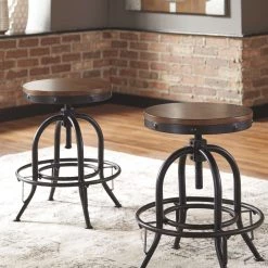 Ashley Furniture Valebeck - Best In Class - Swivel Barstool (2/CN)