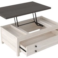 Ashley Furniture Dorrinson - White / Black / Gray - Lift Top Cocktail Table Tables 29 Ashley Furniture Dorrinson - White / Black / Gray - Lift Top Cocktail Table Tables