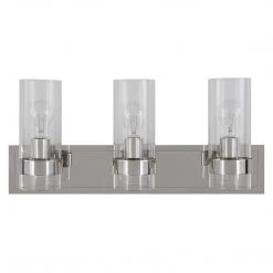 Uttermost Cardiff Nickel 3 Light Vanity