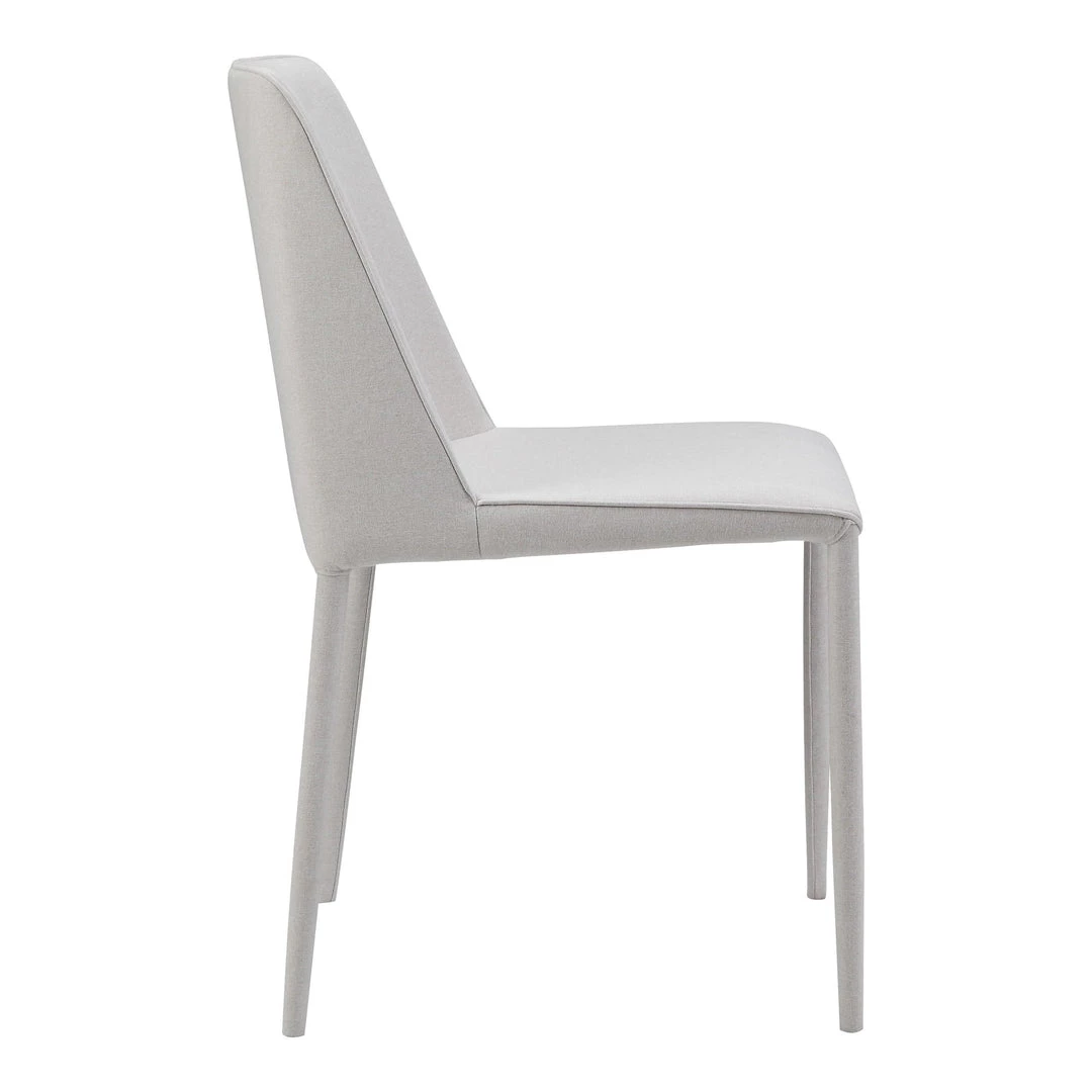 Moe's Home Collection Chairs Nora Fabric Dining Chair White-m2 11 Moe's Home Collection Chairs Nora Fabric Dining Chair White-m2