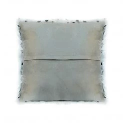 Moe's Home Collection Spotted Goat Fur Pillow Light Grey