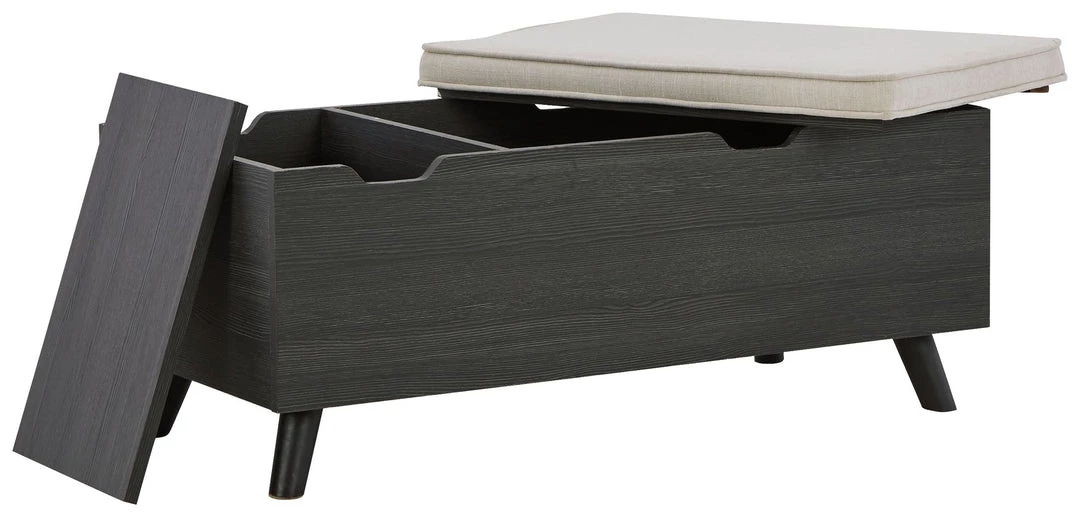 Signature Design By Ashley® Yarlow - Dark Gray - Storage Bench 5 Signature Design By Ashley® Yarlow - Dark Gray - Storage Bench