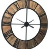 Ashley Furniture Byram - Natural/black - Wall Clock Accessories
