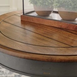 Ashley Furniture Tables Mirimyn - Gray/brown - Accent Table