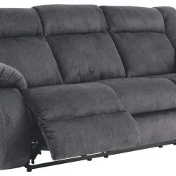 Ashley Furniture Burkner - Marine - Reclining Power Sofa