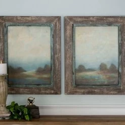 Uttermost Morning Vistas Framed Art, S/2