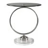 Uttermost Dixon Brushed Nickel Side Table Tables 2 Uttermost Dixon Brushed Nickel Side Table Tables