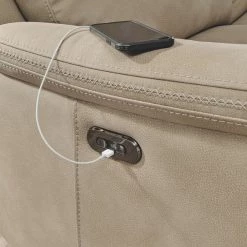 Signature Design By Ashley® Next-Gen DuraPella - 2 Seat Power Recliner Sofa Adjustable Headrest, Power Reclining Loveseat With CON/Adjustable Headrest, Cocktail & 2 End Tables Living Room Sets