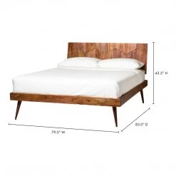 Moe's Home Collection O2 King Bed Brown 12 Moe's Home Collection O2 King Bed Brown