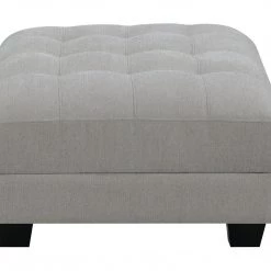Emerald Home Ottomans Ryder Ottoman, Dove Gray
