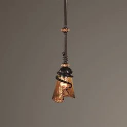 Accessories Uttermost Vitalia Oil Rubbed Bronze Mini Pendant