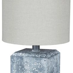 Ashley Furniture Jamila - Gray/black - Poly Table Lamp (1/cn) Accessories
