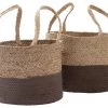 Ashley Furniture Parrish - Natural/charcoal - Basket Set (2/cn)