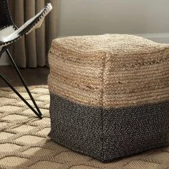 Ashley Furniture Accessories Sweed - Natural/black - Pouf - Rectangular 9 Ashley Furniture Accessories Sweed - Natural/black - Pouf - Rectangular