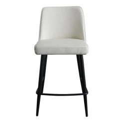 Moe's Home Collection Emelia Counter Stool Ivory Stools