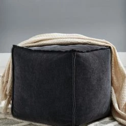 Ashley Furniture Moriah - Black - Pouf Accessories