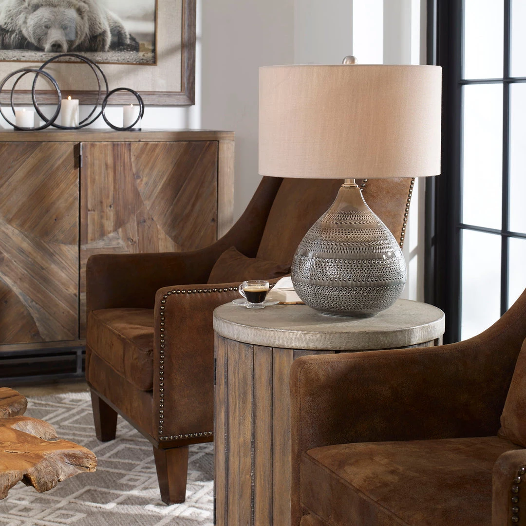 Uttermost Batova Smoke Gray Lamp Accessories 4 Uttermost Batova Smoke Gray Lamp Accessories