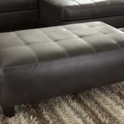 Ashley Furniture Nokomis - Charcoal - Oversized Accent Ottoman
