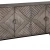 Ashley Furniture Treybrook - Distressed Gray - 4 Door Accent Cabinet 2 Ashley Furniture Treybrook - Distressed Gray - 4 Door Accent Cabinet
