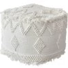 Uttermost Uriah Ivory Pouf Accessories