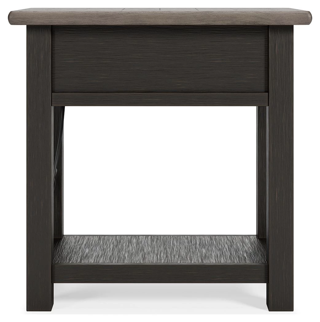 Ashley Furniture Tyler - Black / Gray - Chair Side End Table 12 Ashley Furniture Tyler - Black / Gray - Chair Side End Table