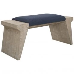 Uttermost Davenport Modern Coastal Bench 10 Uttermost Davenport Modern Coastal Bench