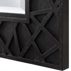 Accessories Uttermost Everest Satin Black Mirror