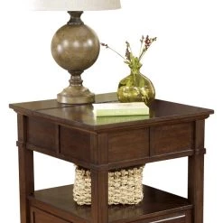 Ashley Furniture Gately - Brown Light - Rectangular End Table