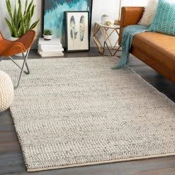 Accessories Uttermost Clifton Gray Hand Woven 10 X 14 Rug