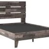 Signature Design By Ashley® Neilsville - Multi Gray - Panel Platform Bed Beds