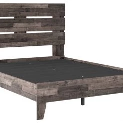 Signature Design By Ashley® Neilsville - Multi Gray - Panel Platform Bed Beds