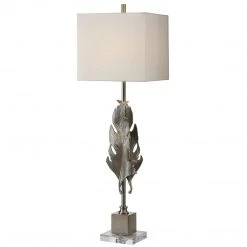 Uttermost Luma Metallic Silver Lamp