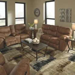 Ashley Furniture Reclining Furniture Boxberg - Soft Upholstery - Power Reclining Sofas