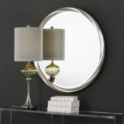 Accessories Uttermost Orion Silver Round Mirror 10 Accessories Uttermost Orion Silver Round Mirror