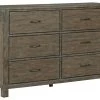 Ashley Furniture Shamryn - Grayish Brown - Dresser Dressers