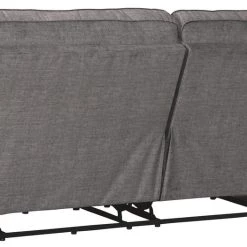 Ashley Furniture Reclining Furniture Coombs - Charcoal - 2 Seat Reclining Power Sofa