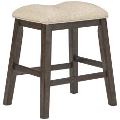 Ashley Furniture Rokane - Light Brown - Upholstered Stool (2/cn) Stools