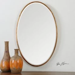 Accessories Uttermost Herleva Gold Oval Mirror