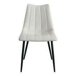 Moe's Home Collection Chairs Alibi Dining Chair Ivory-m2