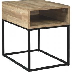 Ashley Furniture Gerdanet - Natural - Rectangular End Table Tables