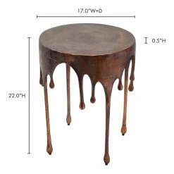 Moe's Home Collection Tables Copperworks Accent Table