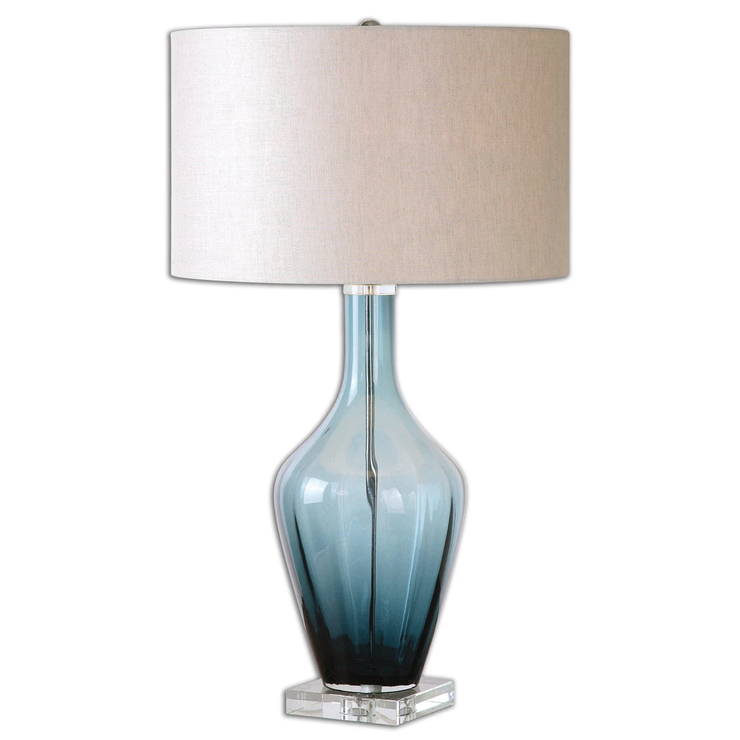 Uttermost Hagano Blue Glass Table Lamp Accessories 3 Uttermost Hagano Blue Glass Table Lamp Accessories