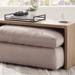 Ashley Furniture Tables Waltleigh - Distressed Brown - Over Ottoman Table 10 Ashley Furniture Tables Waltleigh - Distressed Brown - Over Ottoman Table