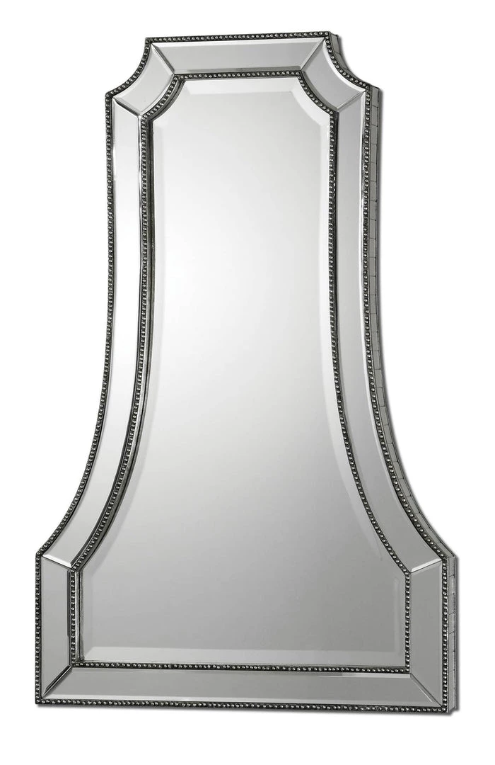 Uttermost Cattaneo Silver Beaded Mirror 3 Uttermost Cattaneo Silver Beaded Mirror