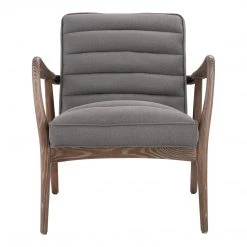 Moe's Home Collection Anderson Arm Chair Ash Grey Chairs